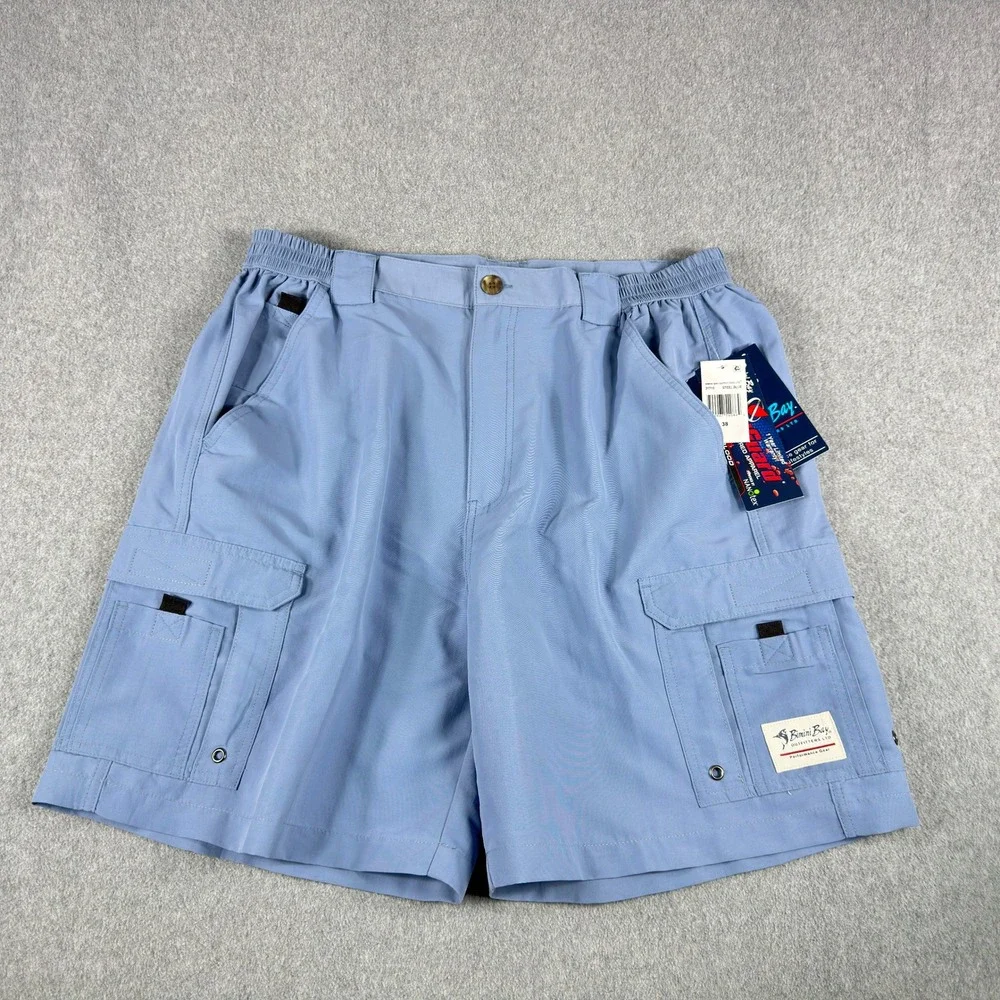 NEW Bimini Bay Boca Grande ll Shorts Men's 38 Steel Blue BloodGuard™ Nylon
